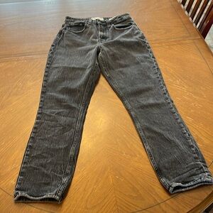 Abercrombie & Fitch High Rise Jeans - Faded Black